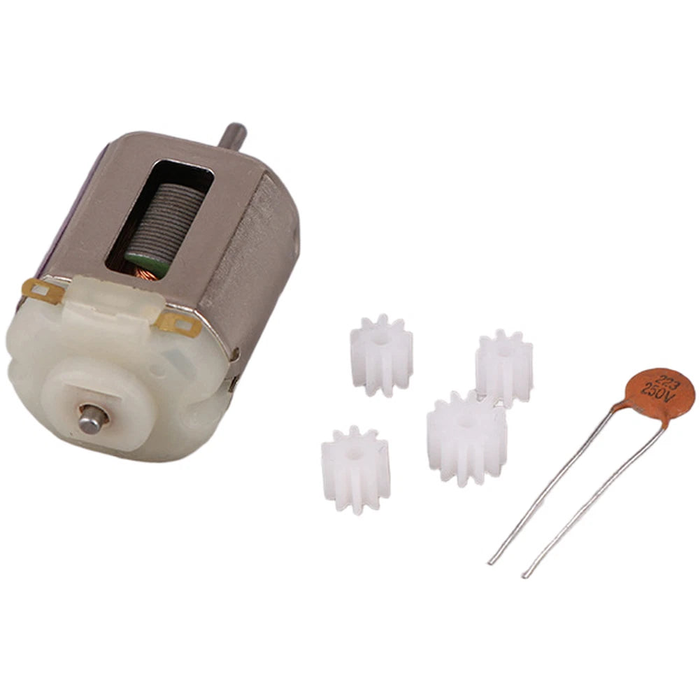 RC Motor for Toy Cars (3.6V Carbon Brush, 3.8x2x1.7cm)