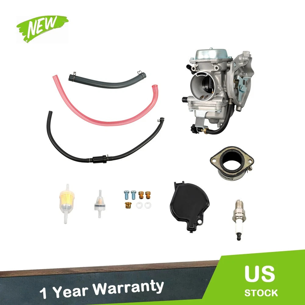 Carburetor Kit for Kawasaki KEF300A (1995–2000) KEF300B (2000–2003)