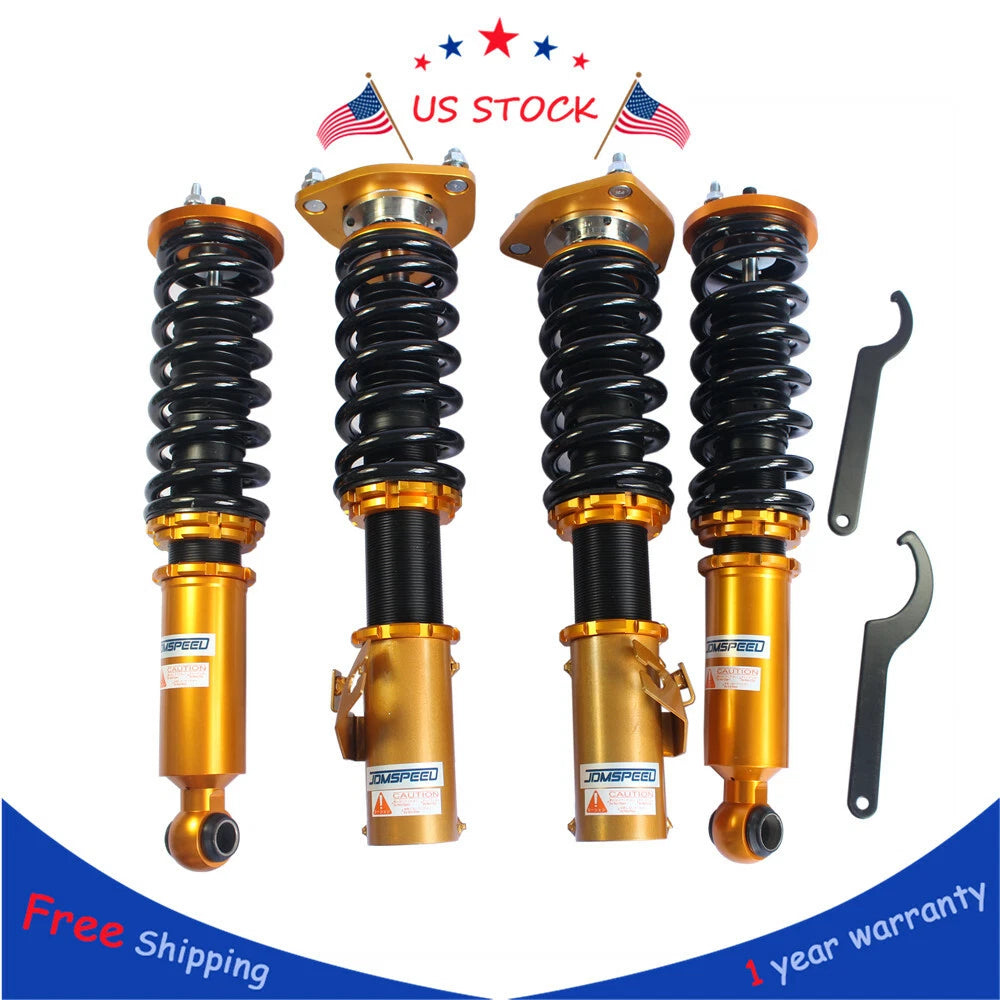 Set of 4 Coilover Struts for Nissan S13 240SX 1989–1994