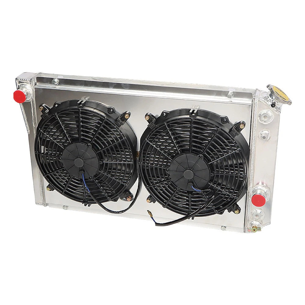 3-Row Aluminum Racing Radiator for Chevrolet Corvette V8