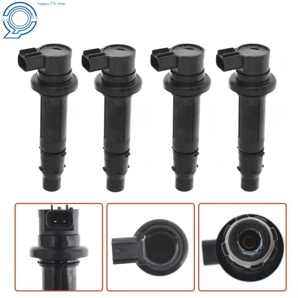 Set of 4 Ignition Coils for Yamaha YZF-R6 R6S R1 FZ1 VMAX (2000–2023)