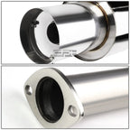 4" Round Muffler Tip for Honda Civic Ed Sedan (1989–1991) - Stainless Racing Catback Exhaust