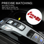 Gear Shift Panel Button Handbrake Sticker for Hyundai Tucson (2016–2023)