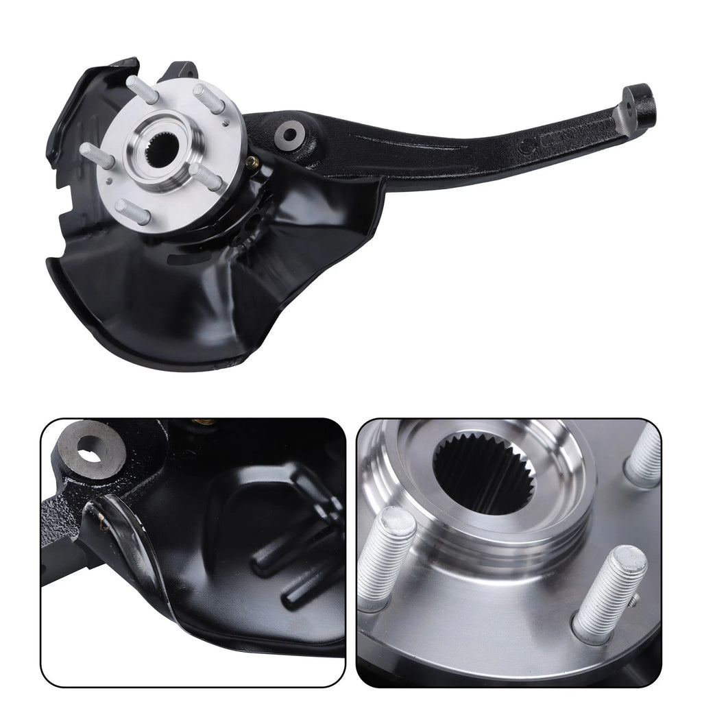 Front Passenger Steering Knuckle Wheel Bearing Hub for Hyundai Sonata (2008–2010)