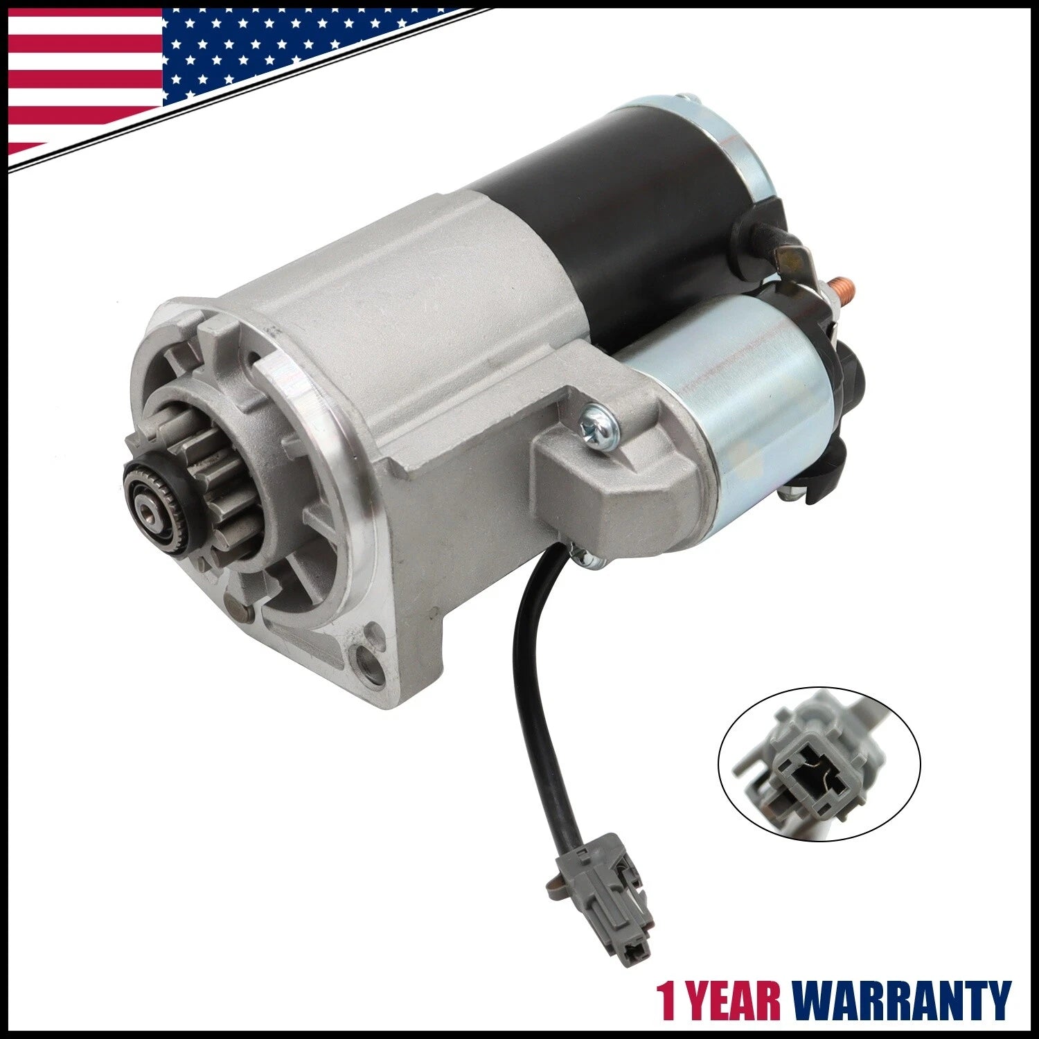 Starter Motor for Nissan Rogue Sentra (2007–2013) 1.7kW 12V CW 13T