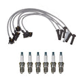 Denso Wire Set & 6 U-Groove Spark Plugs for Ford Mustang 4.0L V6 (2005–2010)