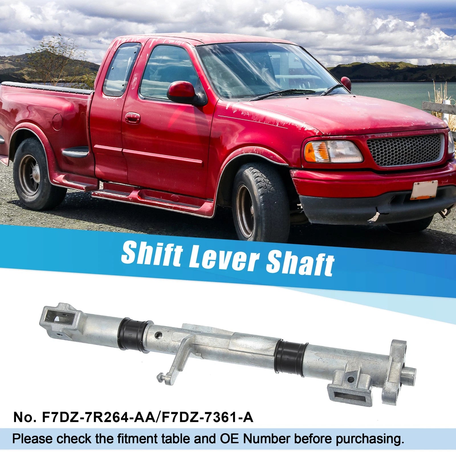 Set of 1 Automatic Transmission Shift Tube No.F7DZ-7R264-AA/1F1Z7212AA for Ford