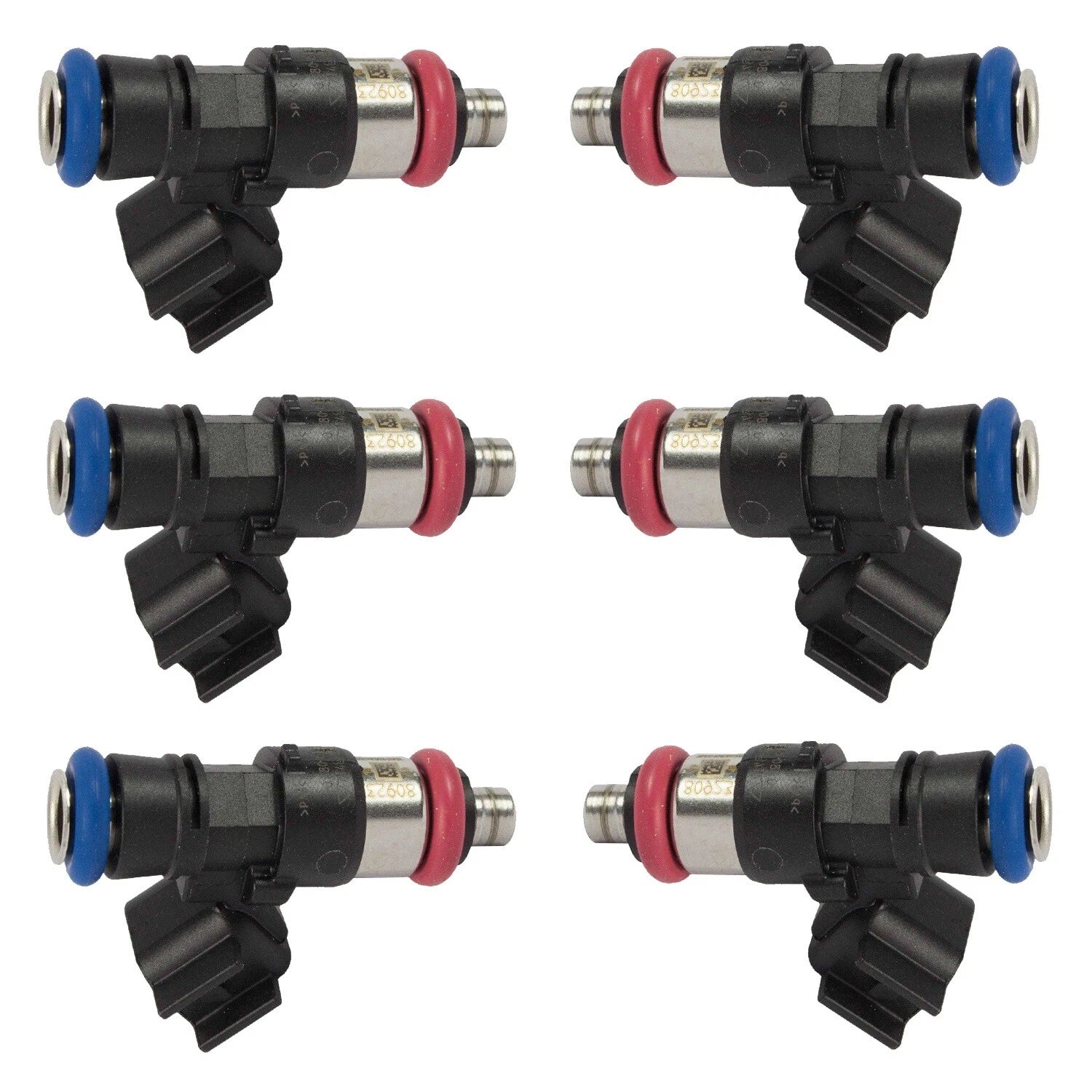 Set of 6 Fuel Injectors for Ford Lincoln Mercury 3.5L 3.7L V6 (2010–2019)