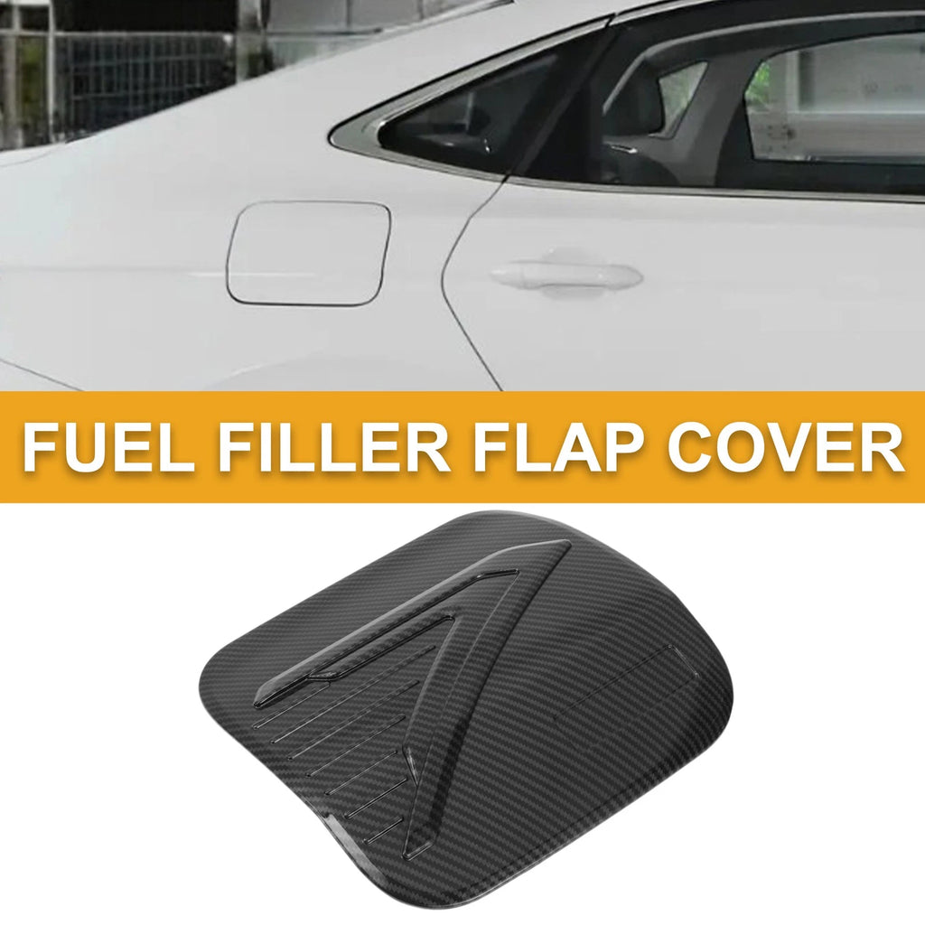 Fuel Tank Door Cap for Toyota Corolla Cross (2022–2023) Carbon Fiber Black