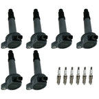 Set of 6 Ignition Coils & Spark Plugs for Mercury Ford Escape Fusion (2001–2012)