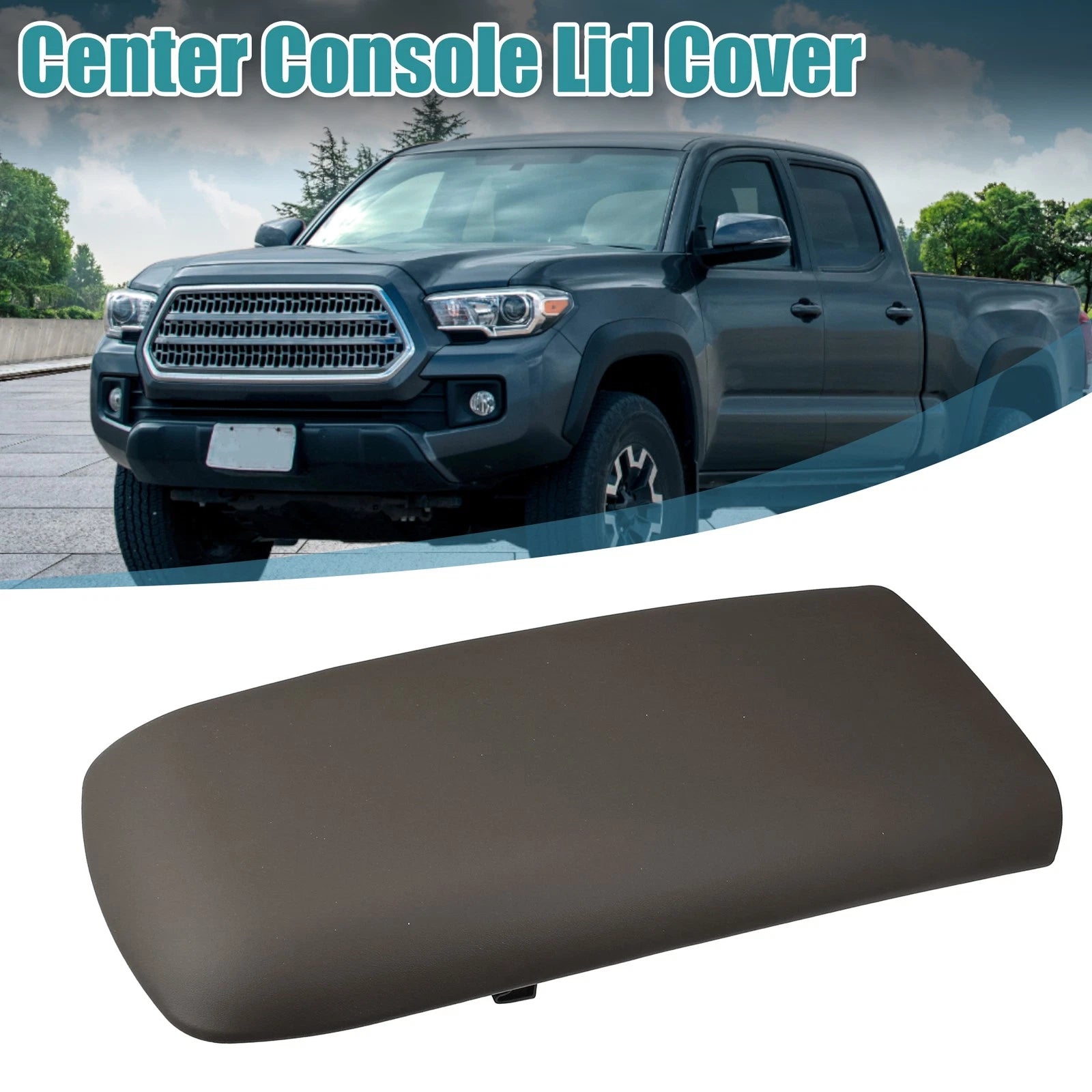 Center Console Lid for Ford Explorer (2002–2005) 1L2Z9806024AAA F77Z-7806024-AAC Brown