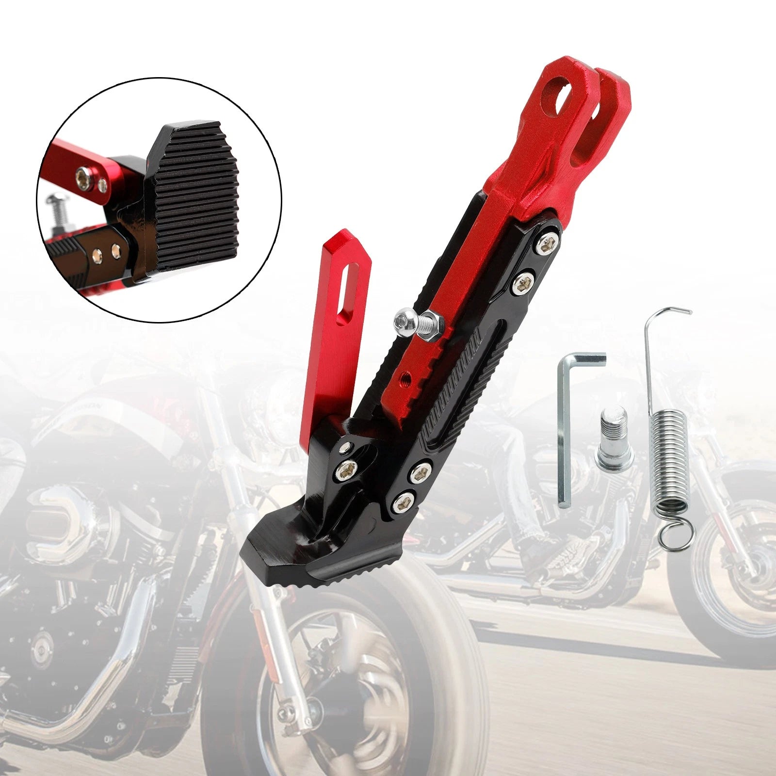 Adjustable Kickstand Parking Bracket for Electric Motorbike