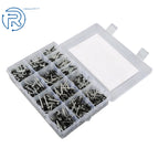 500-Pack Aluminum Rivet Kit (3/32", 1/8", 5/32", 3/16")