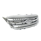 Chrome Grille Shell and Gray Insert for Ford Taurus (2010–2012)