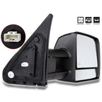 Power Manual Fold Side Mirror for Toyota Tundra (2007–2016) - Heated, Signal, Black