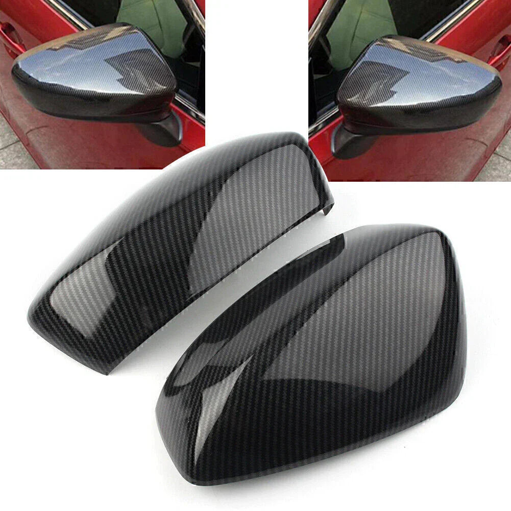 ABS Carbon Fiber Side Mirror Covers for Mazda 3 Axela (2014-2016)