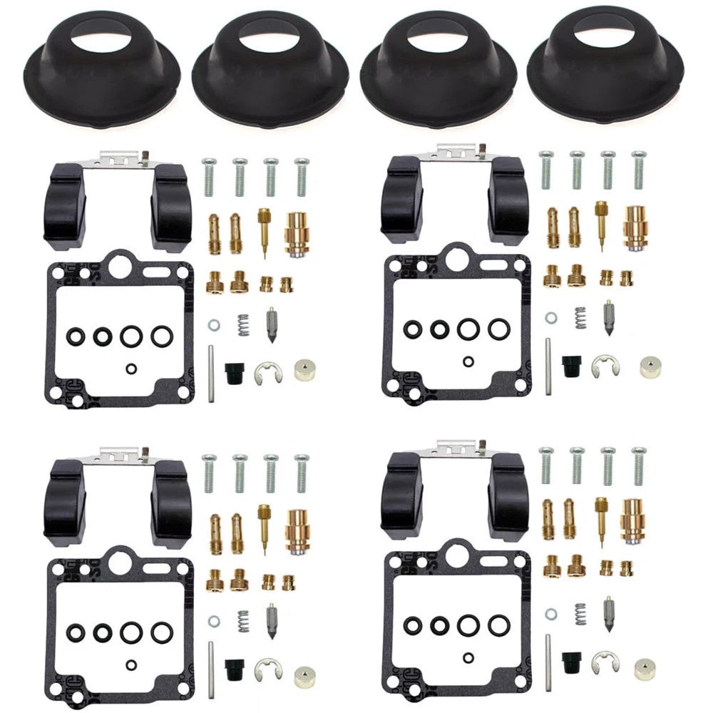 4X Carburetor Kit for Suzuki GS1100 (1980–1983) GS1100E GS 1100 Float Diaphragm