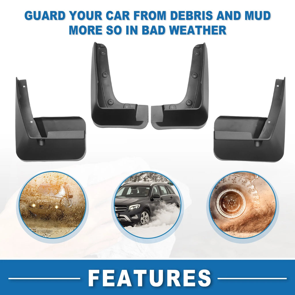 Mud Flap Splash Guard for Subaru Forester (2014–2018)