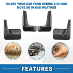Mud Flap Splash Guard for Subaru Forester (2014–2018)