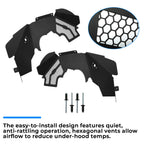 Front Inner Fender Liners for Jeep Wrangler JK JKU (2007–2018)