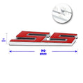 3D Polished Metal Red Emblem for Chevrolet Camaro/Impala/Chevelle (2010–2023)