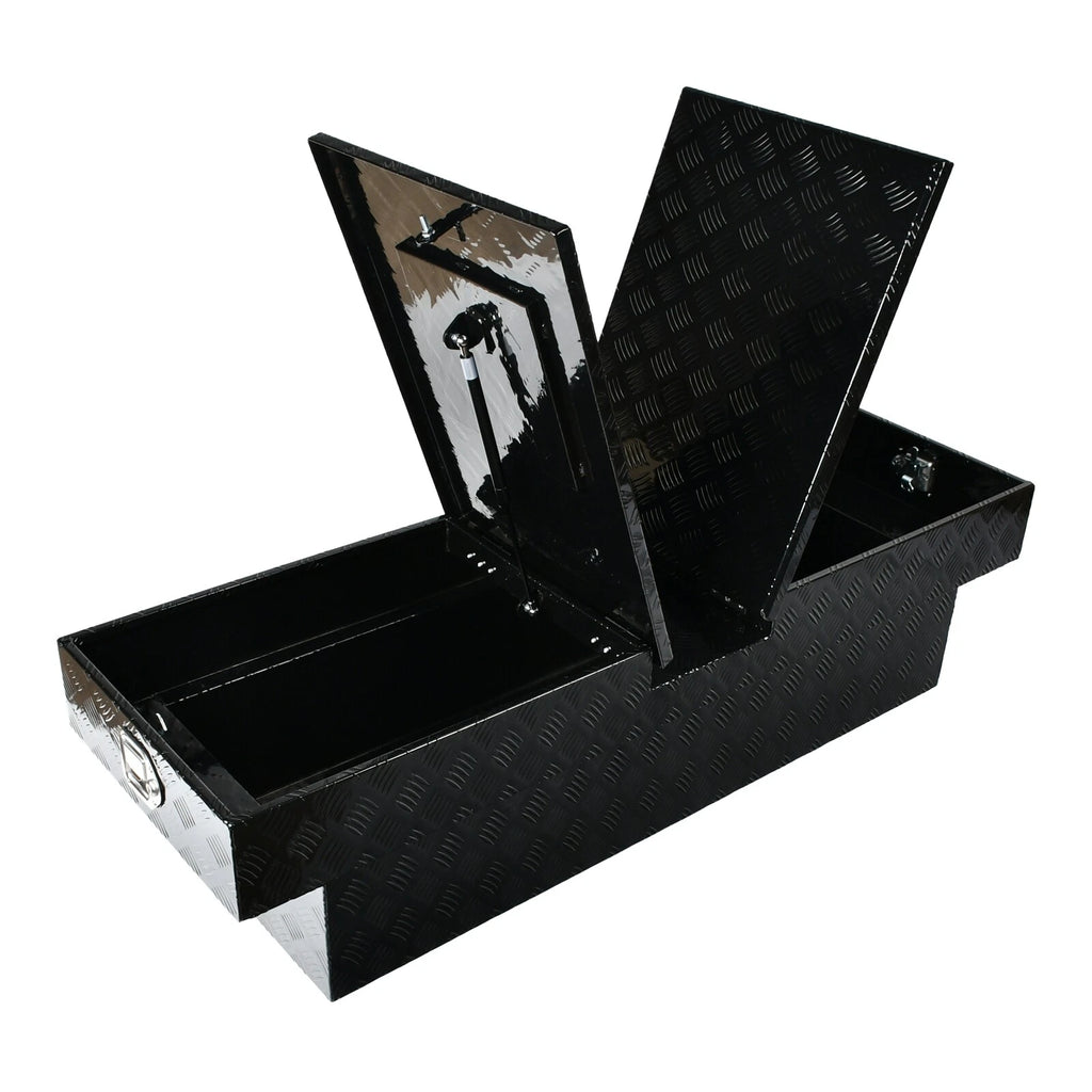 60" Aluminum Double Lid Gull Wing Tool Box for Pickup Trucks