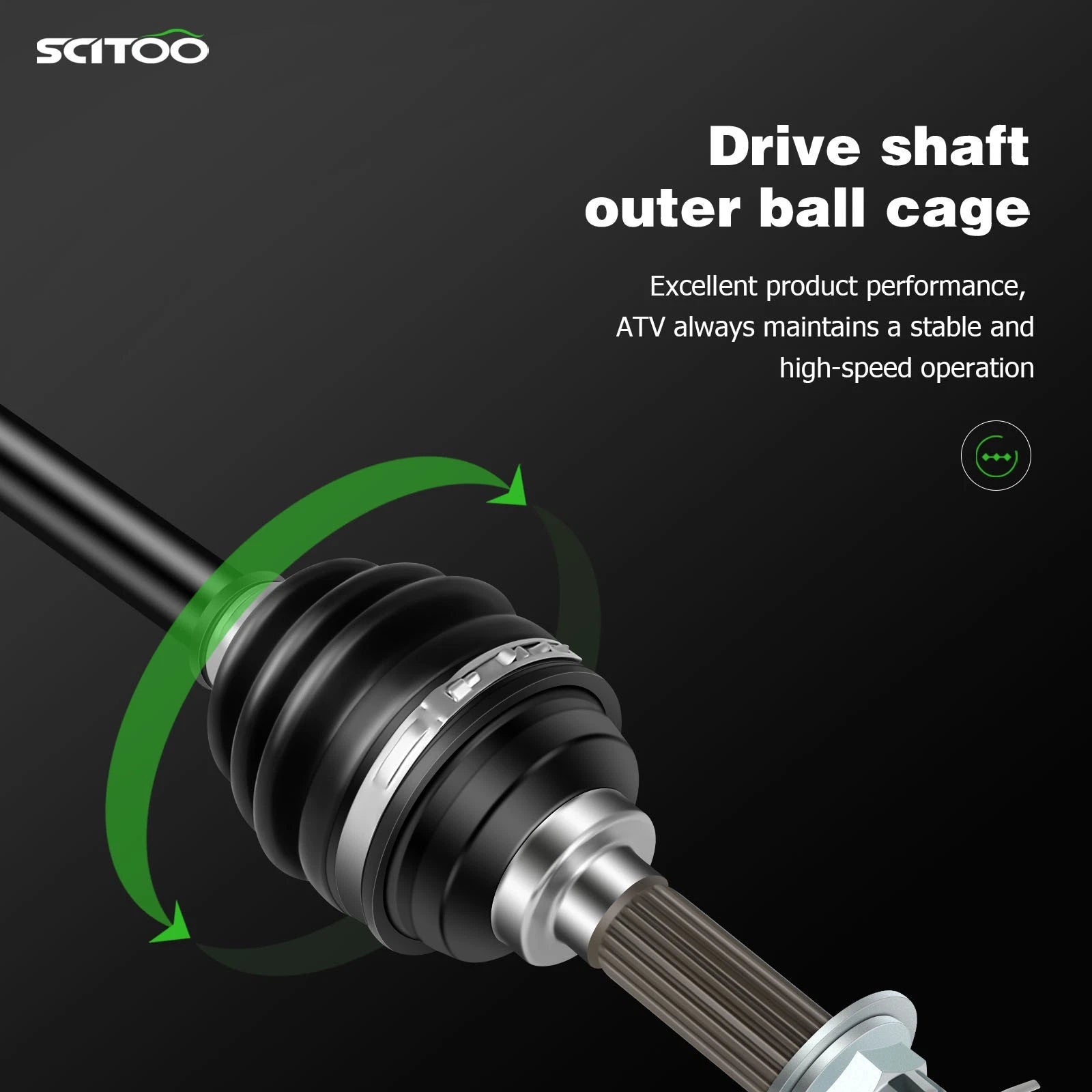 Front Right CV Axle Shaft for Suzuki King Quad 400 4x4 (2008–2018)