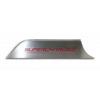 Door Panel Kick Plates Black Carbon Fiber Supercharged for 2010–2015 Camaro