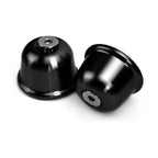 CNC Black Bar End Caps for Triumph Bonneville Street Twin T100 T120 (2016–2020)