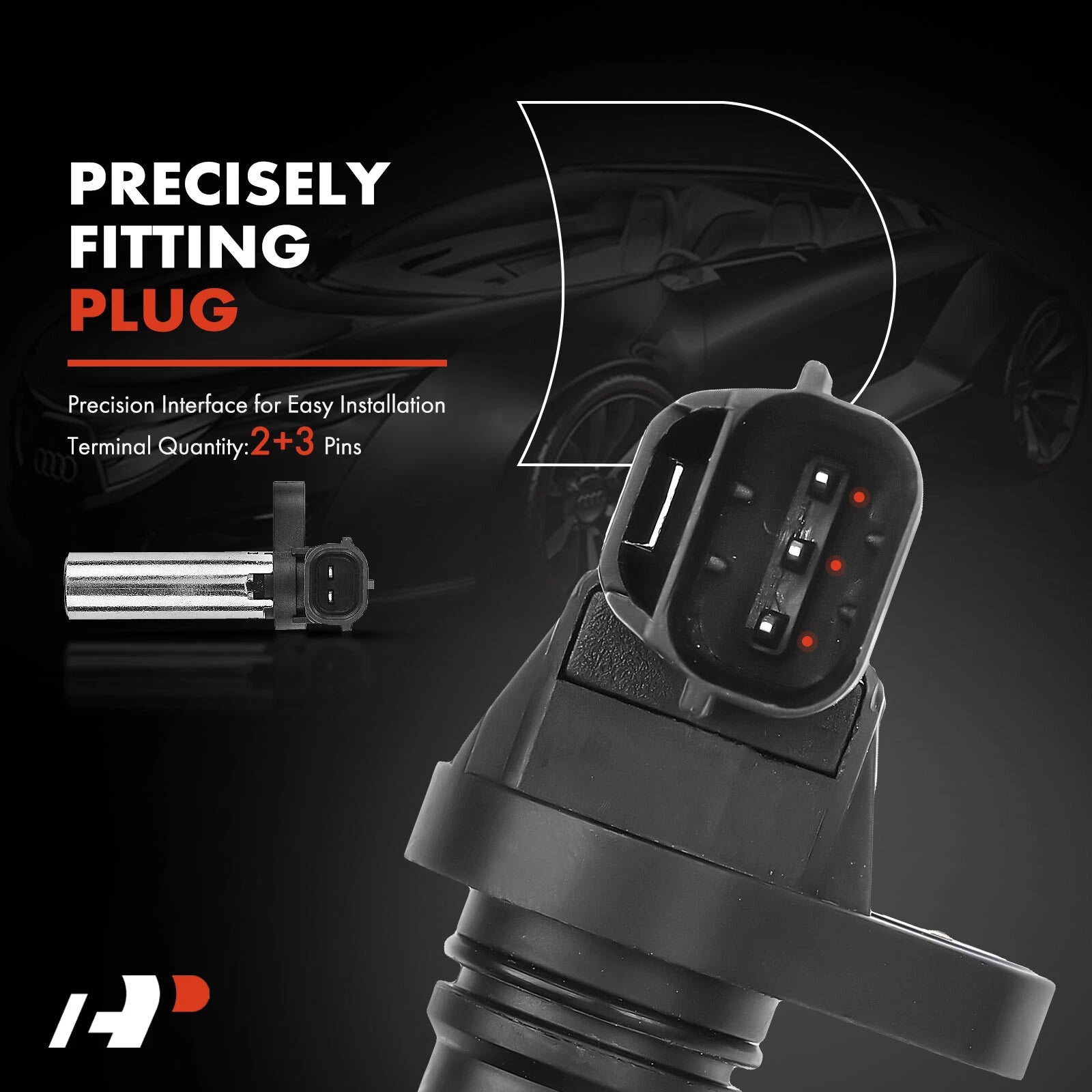 Set of 4 Camshaft & Crankshaft Position Sensors for Subaru Outback Legacy