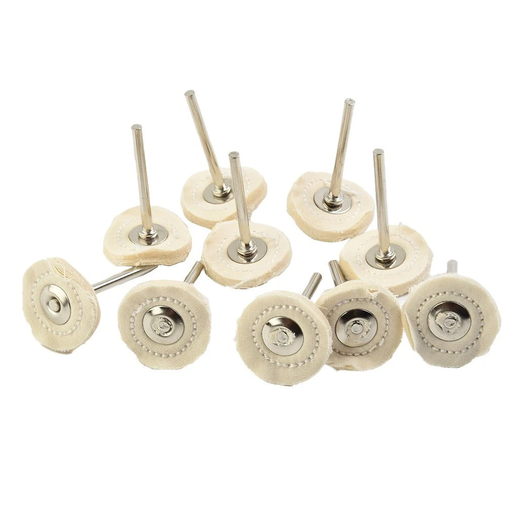 Polishing Wheel Buffing Pad for Metal Polisher Tool T-shaped White