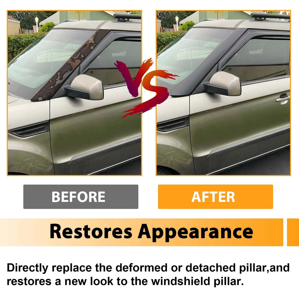 Driver Side Exterior Molding Windshield A Pillar Trim for KIA Soul (2010–2013)