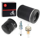 Air Filter Oil Filter Spark Plug for Kawasaki Prairie 360 KVF360 (2003–2013)
