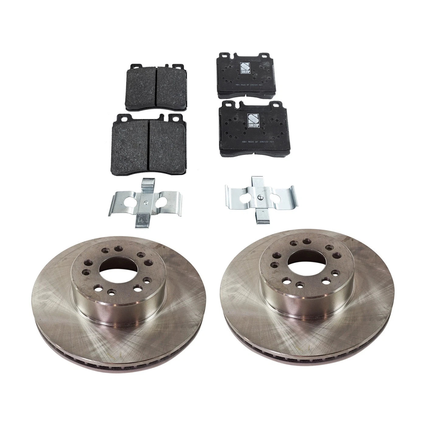 Brake Disc Rotors and Pads Kit for MB Mercedes S Class (CL S320, CL600, CL500)