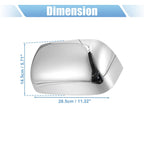 Pair of Chrome Plated Mirror Cover Caps for Dodge Ram 1500 2500 3500 (2002–2008)