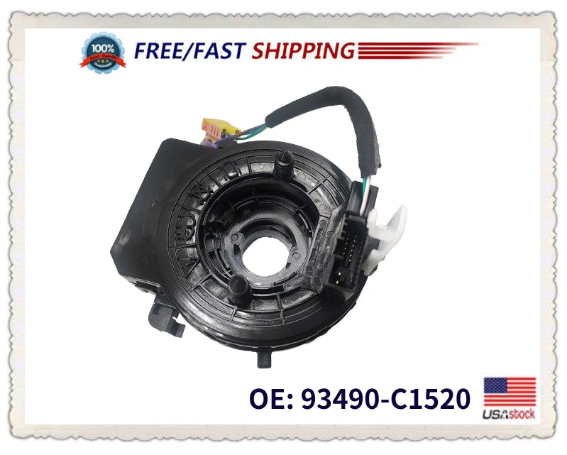 Clock Spring 93490-C1520 for Hyundai Sonata/Sonata Hybrid (2018–2019)