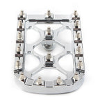 Chrome MX Style Large Brake Pedal Pad Cover for Harley Electra Glide (2014–2023)