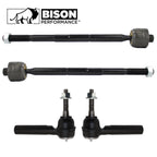 4pc Inner Outer Steering Tie Rod End Kit for Cadillac Chevy GMC