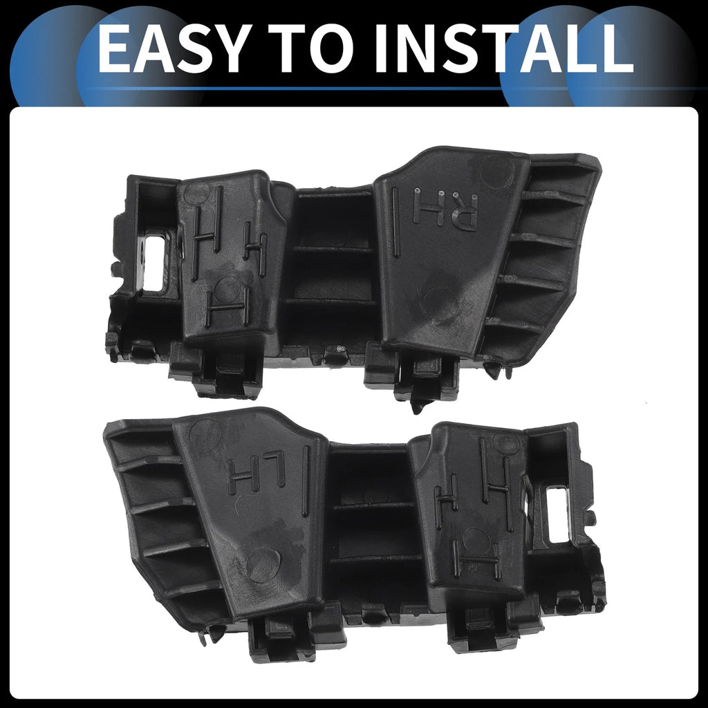1 Pair Front Bumper Retainer Bracket for Kia K5 (2020–2022) Black ABS