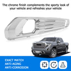 Chrome Front Lower Bumper Filler Grille Plate for GMC Sierra 1500 (2019–2022)