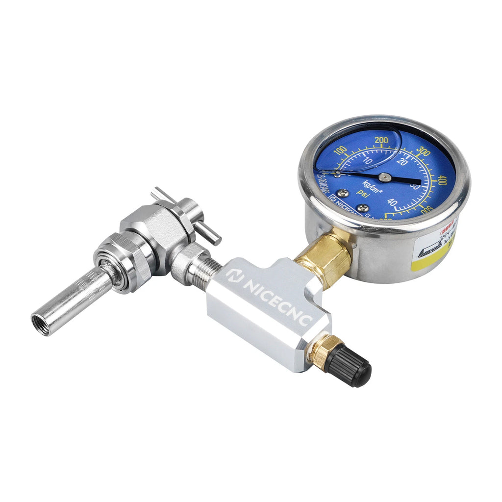 CNC 2" Pressure Gauge 0-600psi for Schrader Valve Shock (Fits )