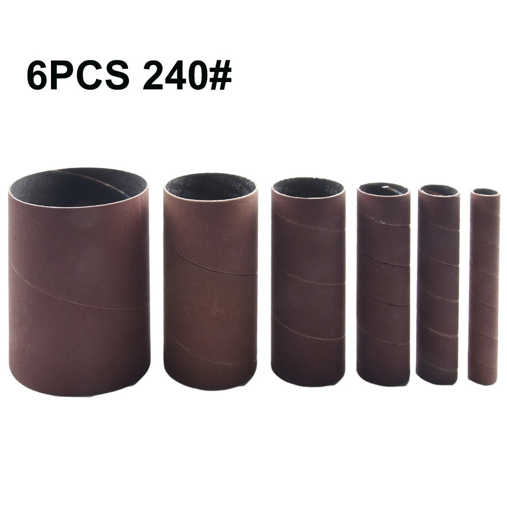 6X Sanding Paper Sleeve for Various Metals Plastics Wood Jade