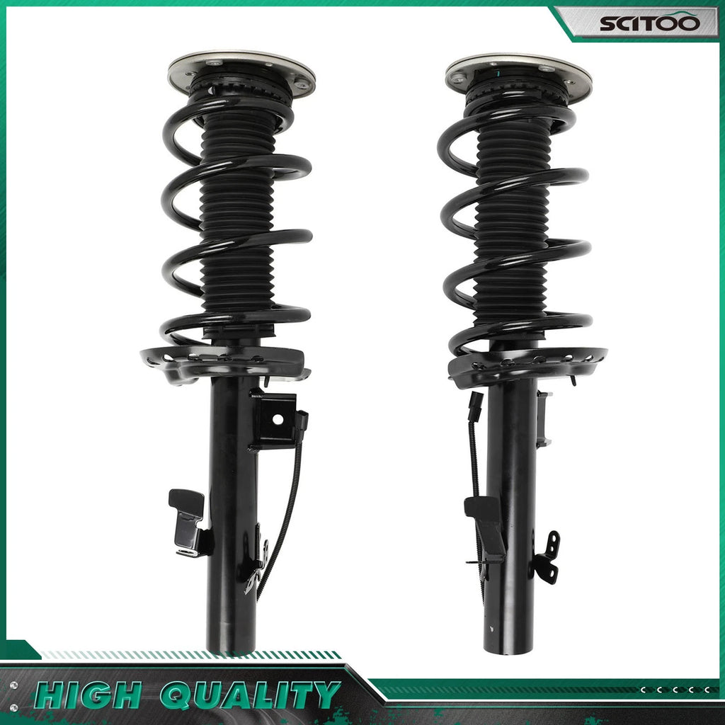 Front Pair Shock Absorber Strut Assemblies for Range Rover Evoque (2012–2019) w/ Magnetic