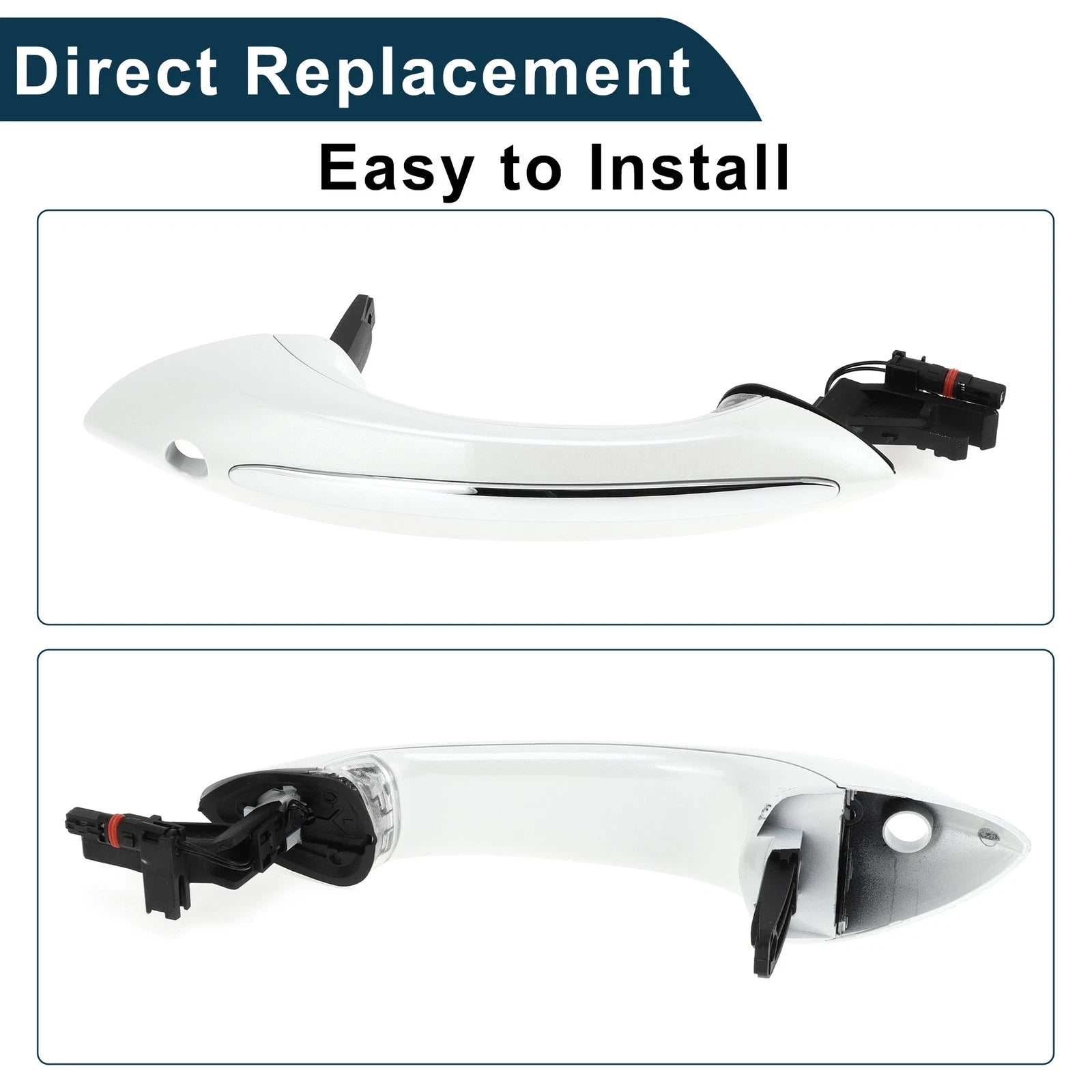 Exterior Door Handle for BMW 5 6 7 F12 (2011–2017) No. 51217231927 Front Left Black