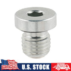 M12XP1.5 Magnetic Oil Pan Drain Bolt with Washer for Kawasaki KLR650 (1987–2016)