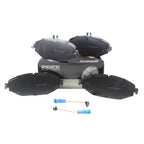 Set of 4 Akebono EURO Front Ceramic Disc Brake Pads for MB W205 C300 (2015–2021)