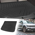 Flat Face Cargo Liner Rear Trunk Mat for Volkswagen Tiguan (2009–2017) TPE