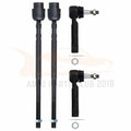 Set of 4 Outer & Inner Front Tie Rod Ends for Chevy Impala Monte Carlo (2004–2009)
