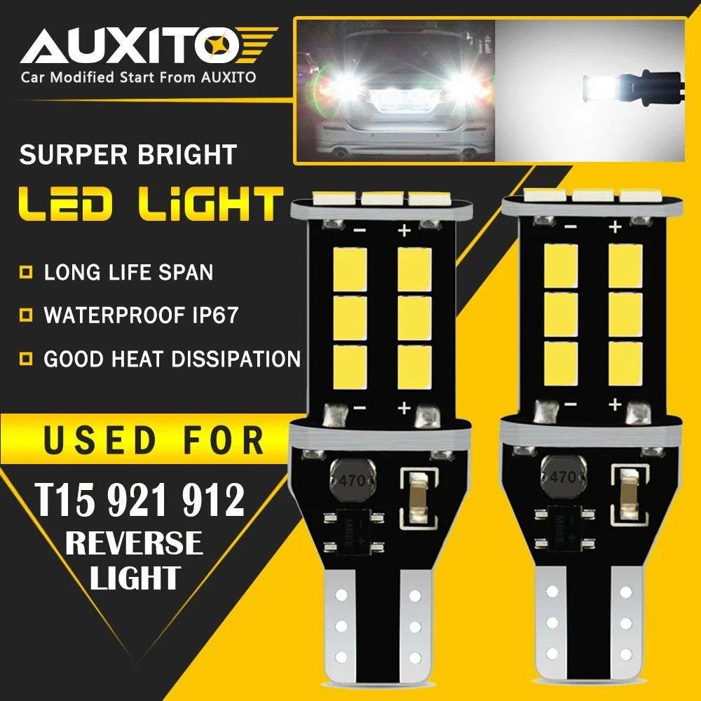 AUXITO T15 LED Bulb for 921 912 Backup Reverse Light