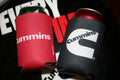 Cummins Beer Soda Can Holder Coolie for Diesel Trucks (Red/Black)